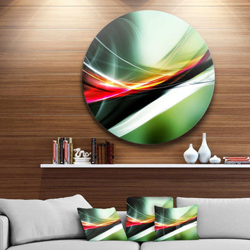Elegant Color Pattern - Abstract Circle Metal Wall Decor